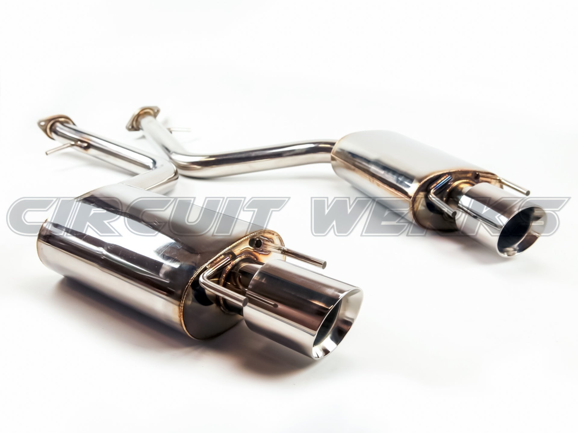 2014-2021 IS IS250 IS350 IS200T RWD AWD Rear Axle-Back Exhaust System Muffler w/ Tips