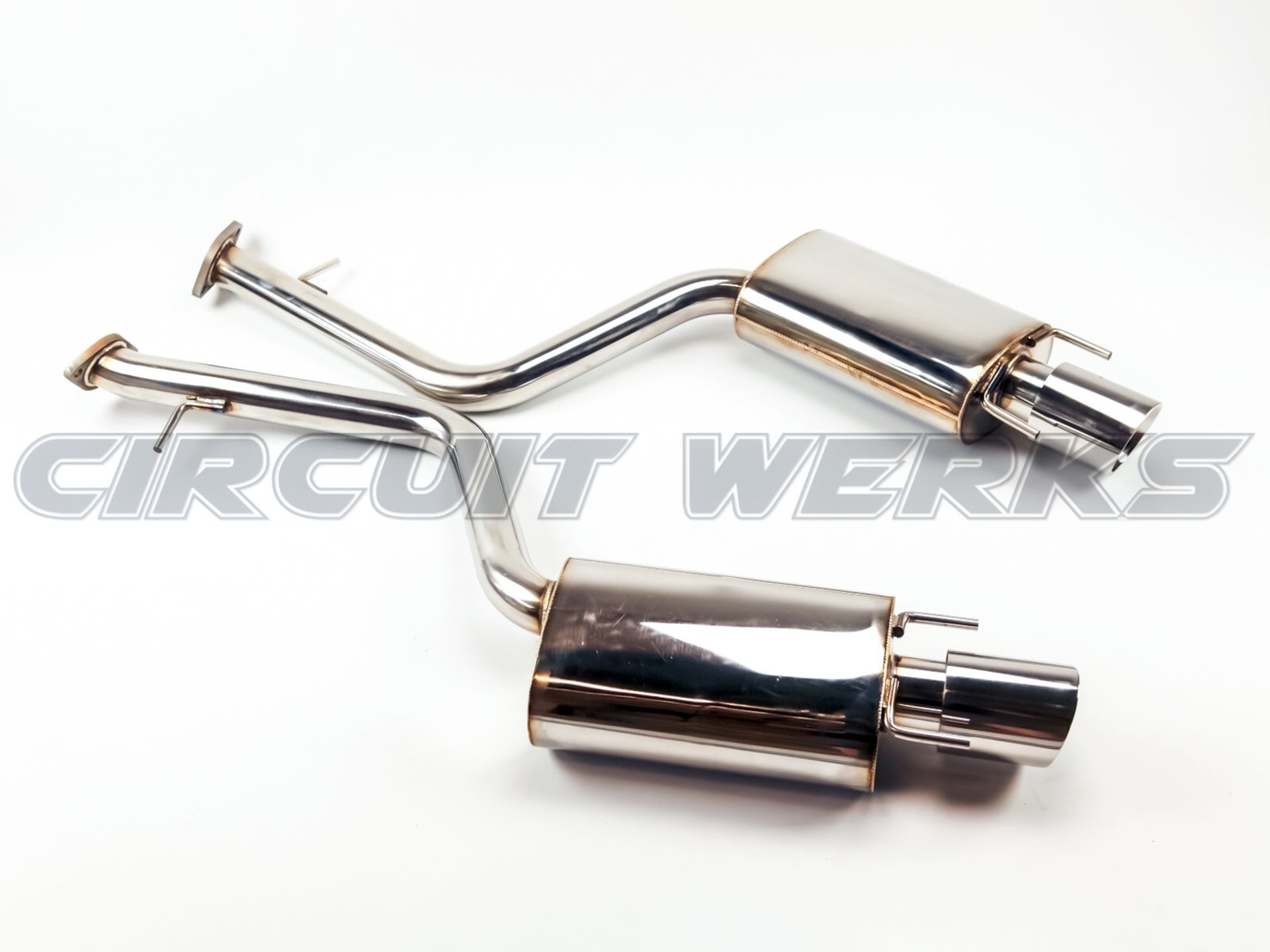 2014-2021 IS IS250 IS350 IS200T RWD AWD Rear Axle-Back Exhaust System Muffler w/ Tips