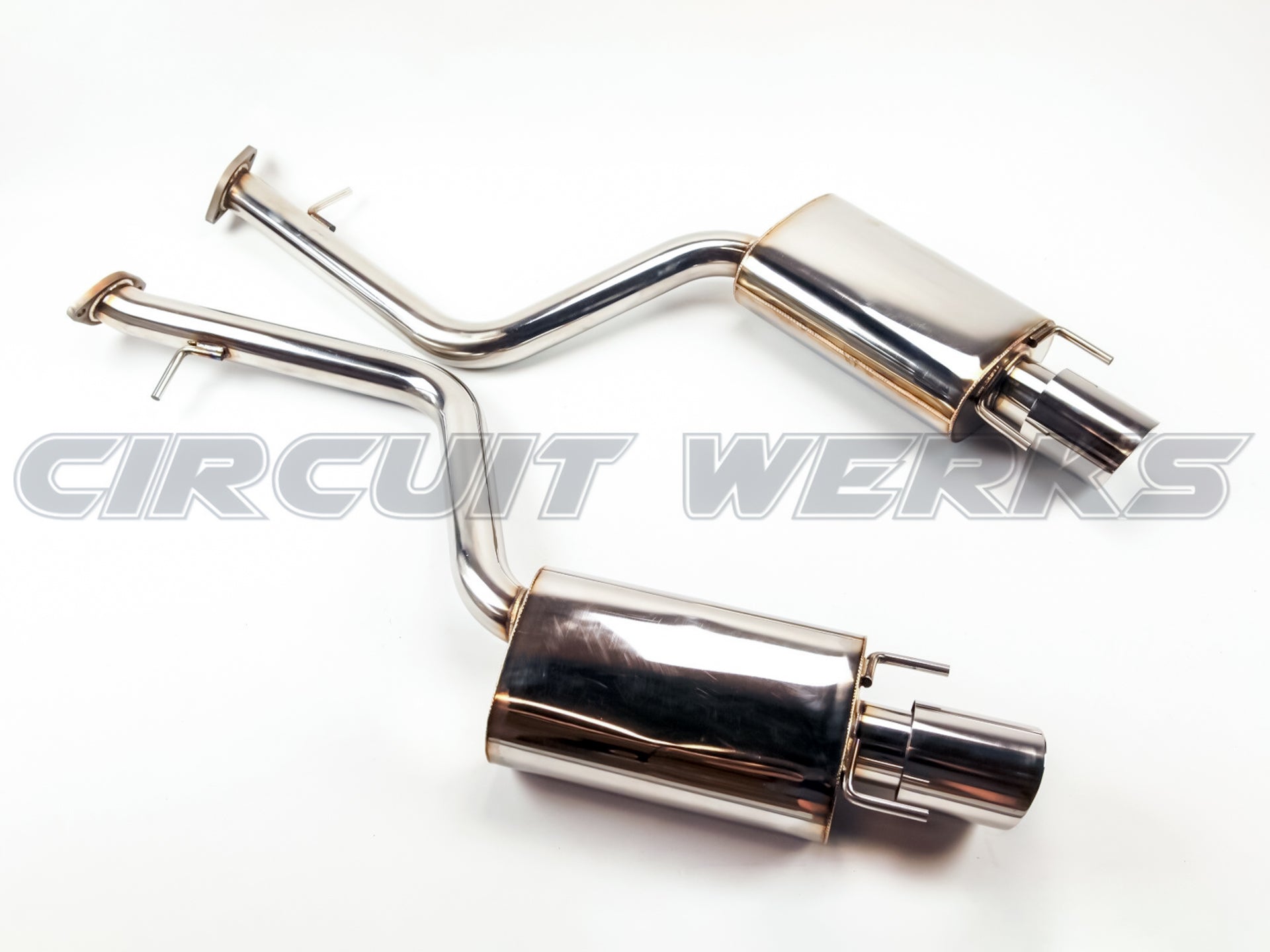 2014-2021 IS IS250 IS350 IS200T RWD AWD Rear Axle-Back Exhaust System Muffler w/ Tips