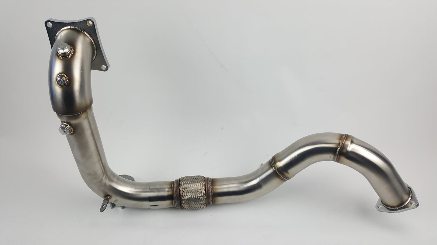 FK8 2017-21 Civic Type R downpipe 3" Full Turbo Downpipe Down Mid Exhaust Pipe