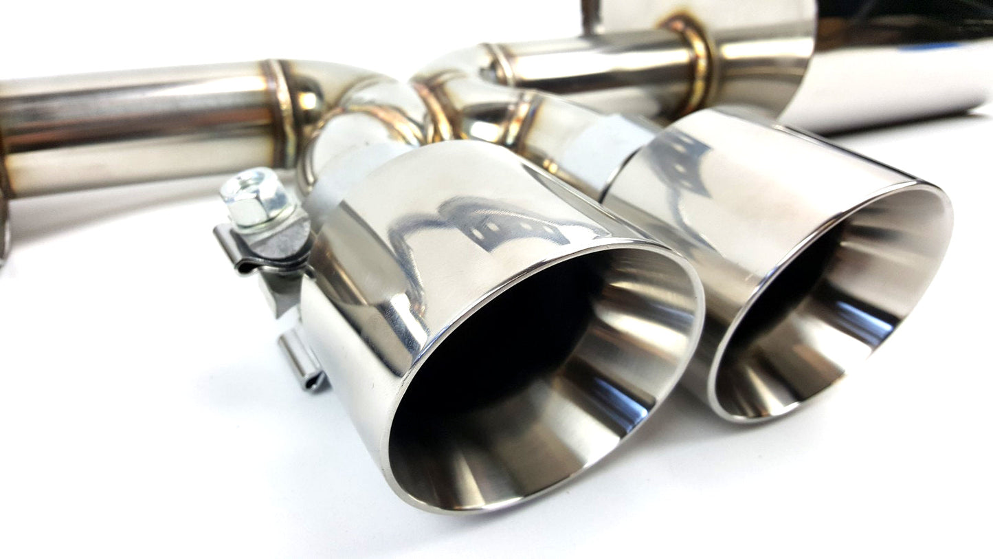 97-04 Porsche Boxster 986 V2 Polished Catback Exhaust System