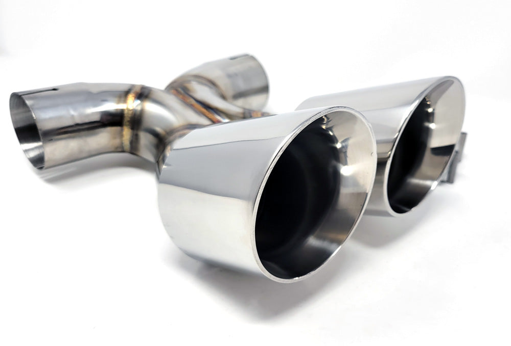 05-12 Porsche Boxster Cayman Base/ S 987 Exhaust X-pipe Tips 987.2