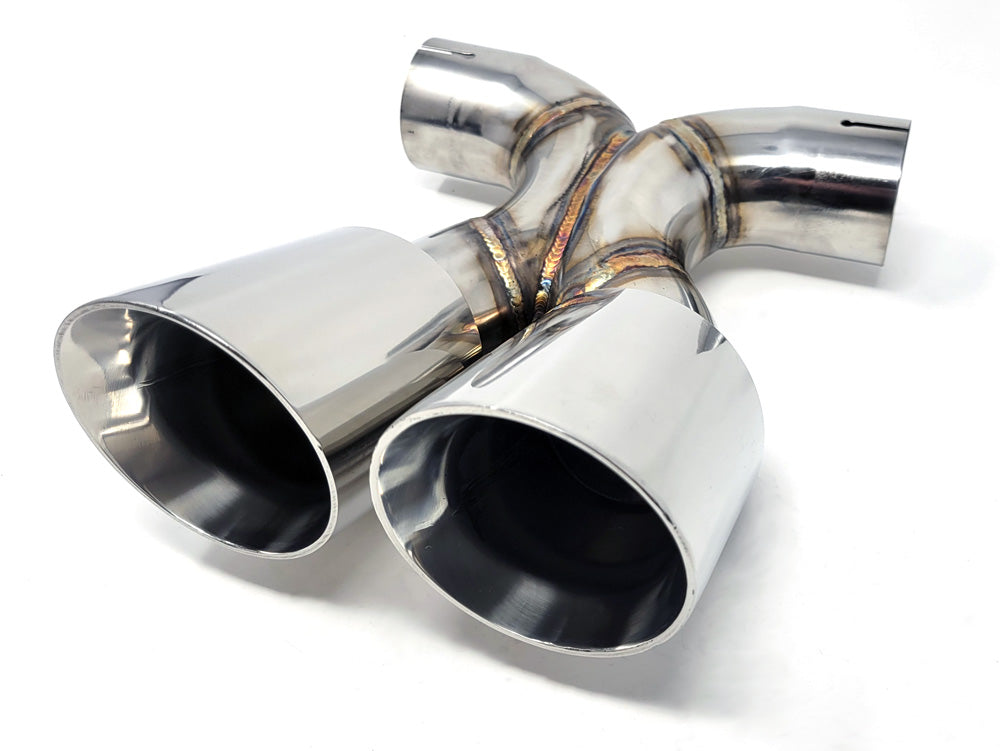 05-12 Porsche Boxster Cayman Base/ S 987 Exhaust X-pipe Tips 987.2