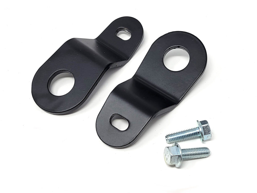 Nissan S13 240sx Silvia Upper Radiator Brackets PAIR Black 1984-1993