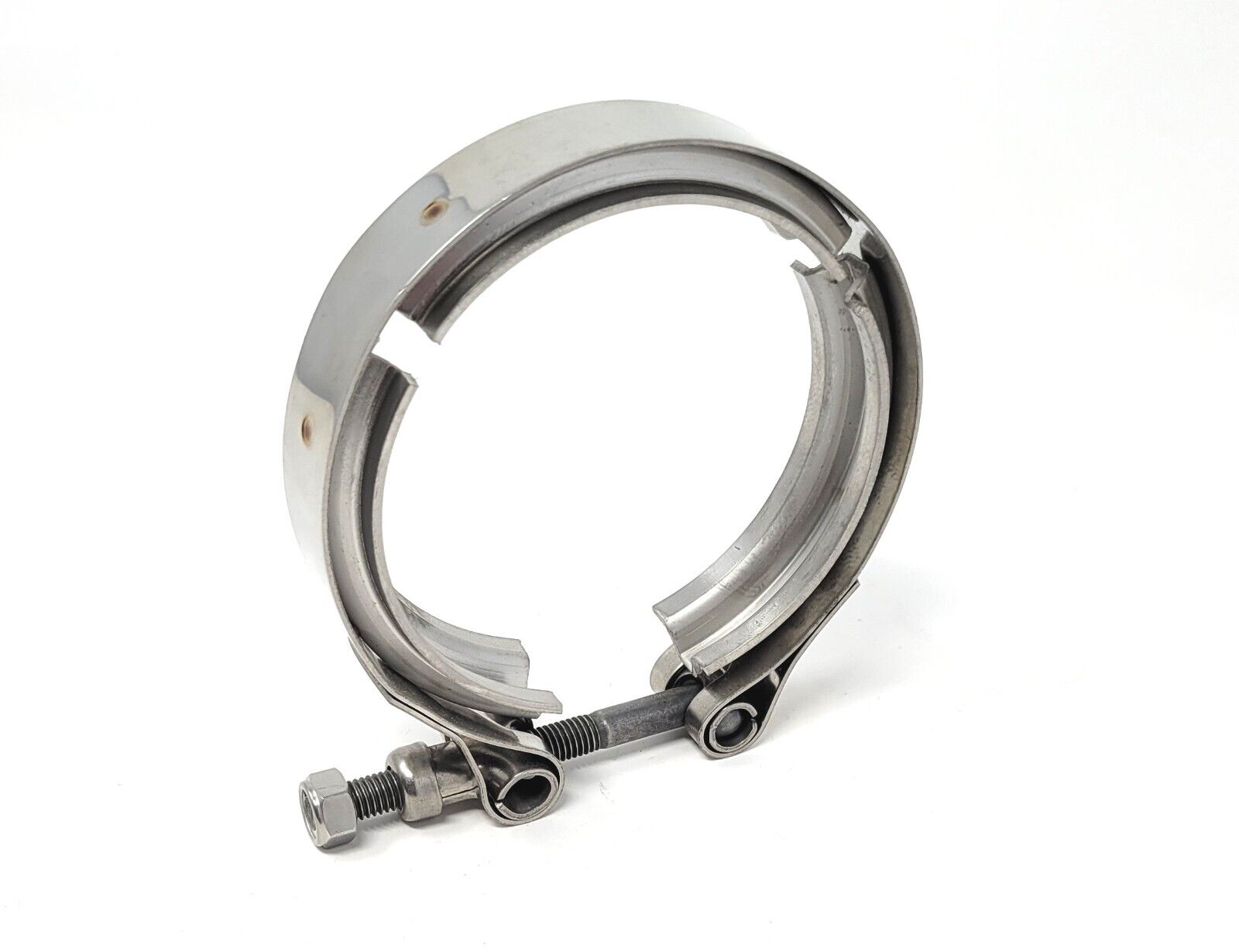 3.5" VBand Clamp Stainless Steel flange self locking nut VBand Exhaus