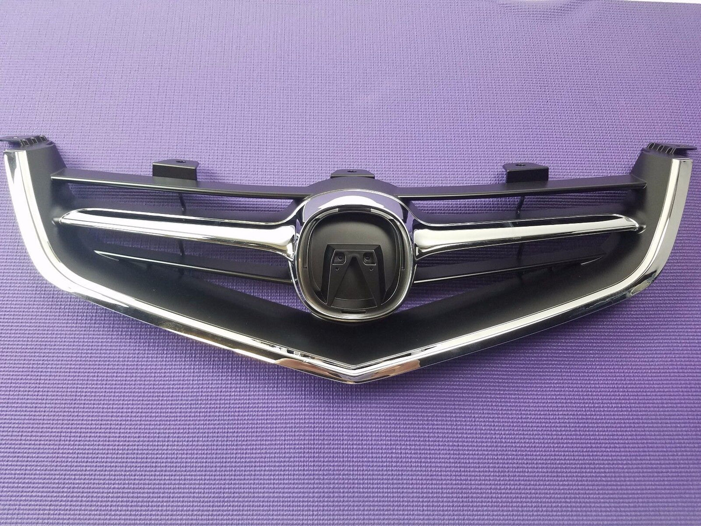 Fits 2004 2005 04 05 Acura TSX Front Grill W/ Chrome Molding 71121-SEC-A01ZA