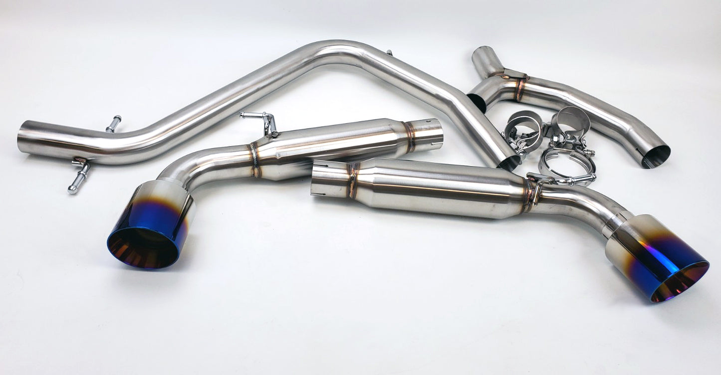 10-14 Volkswagen Golf GTi MK6 MKVI 2.0T Exhaust Burnt Tip