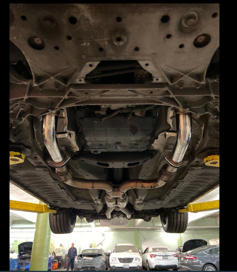 2009-2017 Nissan 370z Z34 370 Z Straight Catless Test Pipes