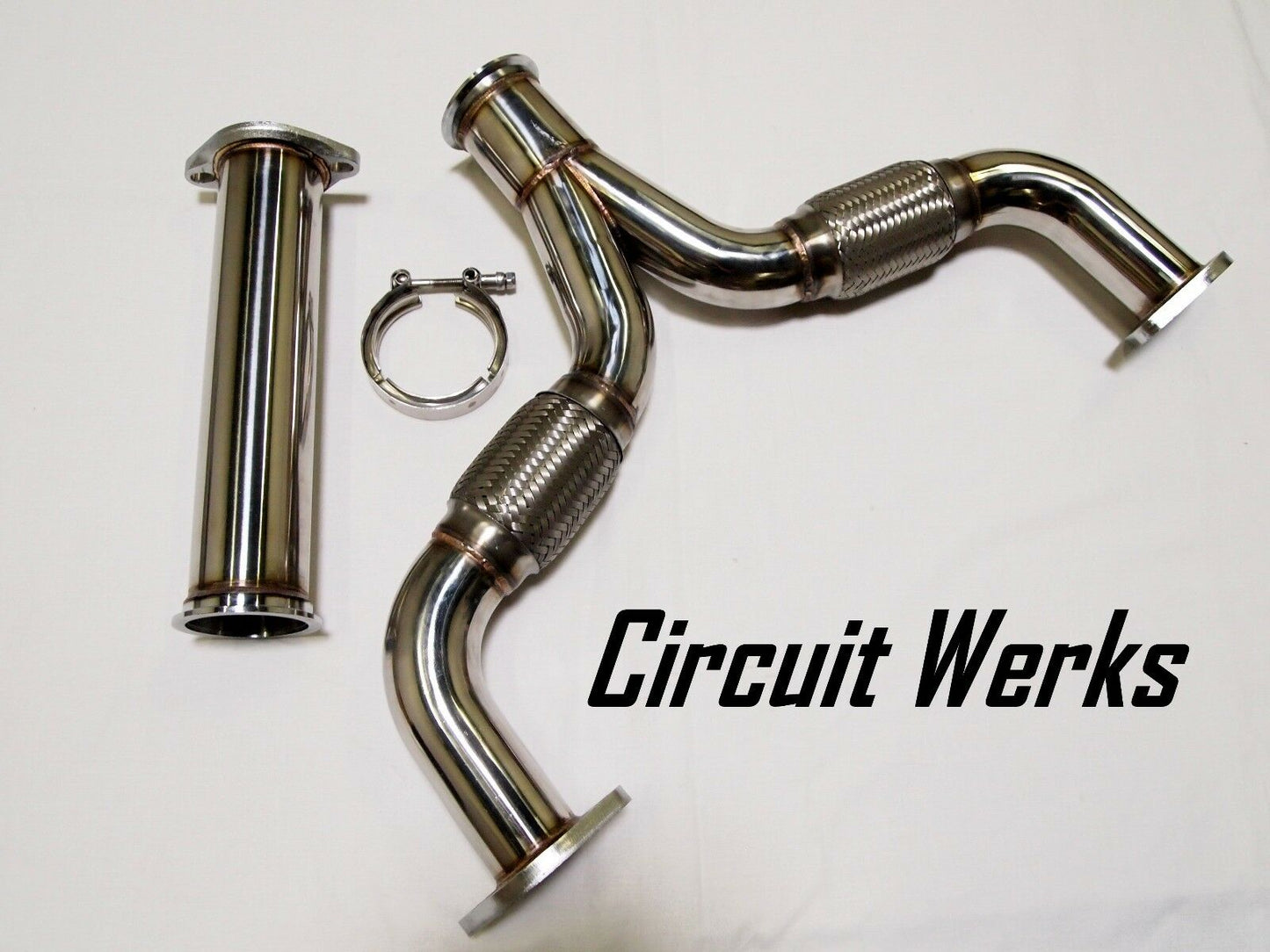 03-08 Infiniti G35 Z33 Straight Mid Y-Pipe Exhaust True 2.5" to 3"