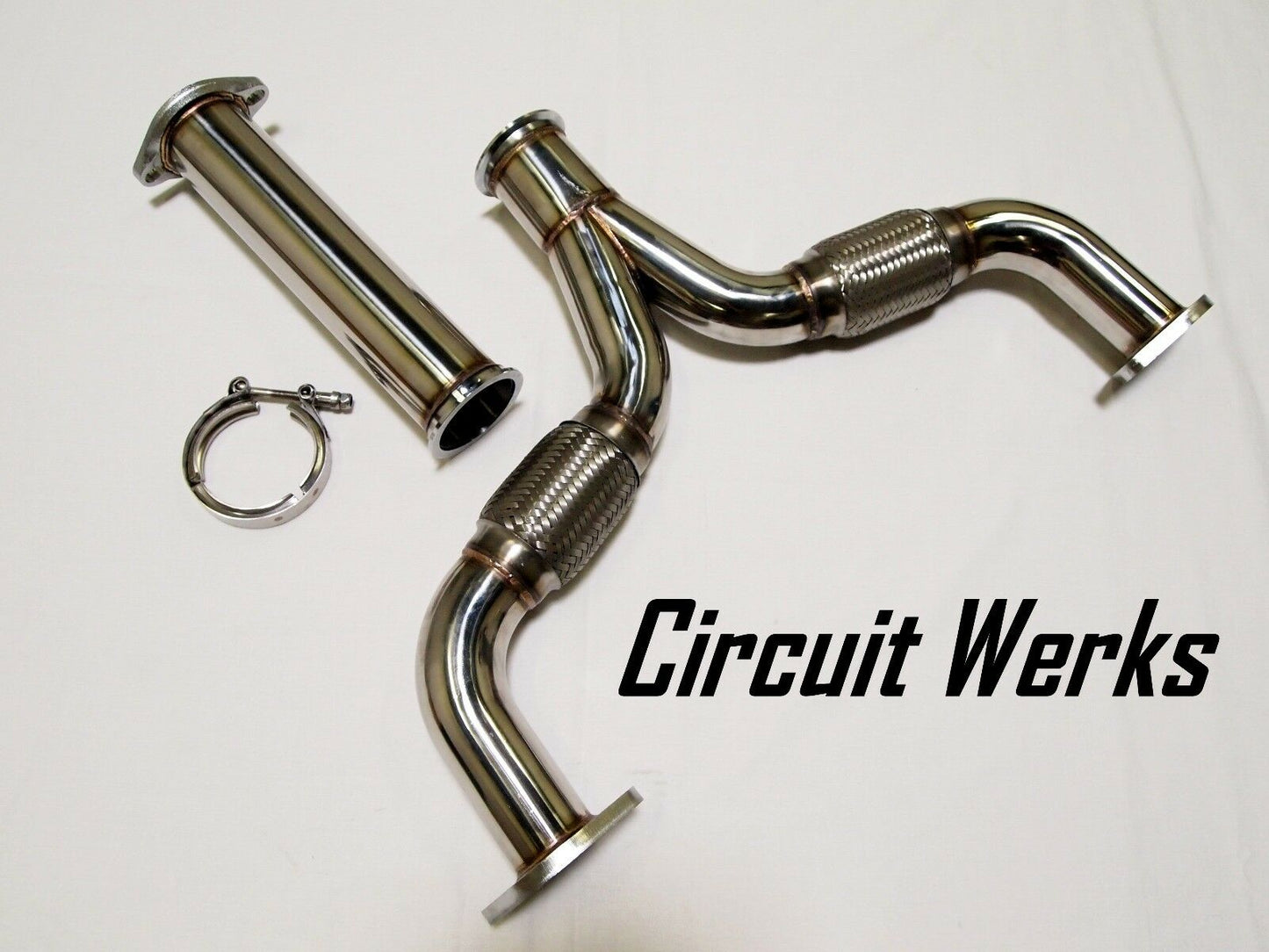 03-08 Infiniti G35 Z33 Straight Mid Y-Pipe Exhaust True 2.5" to 3"