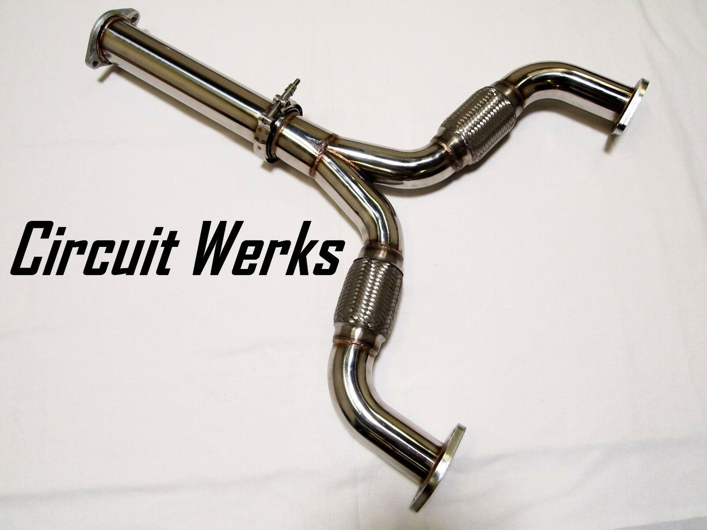 03-08 Infiniti G35 Z33 Straight Mid Y-Pipe Exhaust True 2.5" to 3"