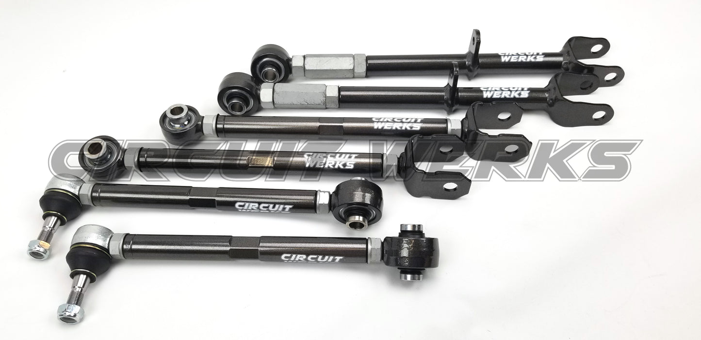 1989-1992 Cressida MX83 Adjustable Rear Arm Kit Camber Trailing Toe Adjustment