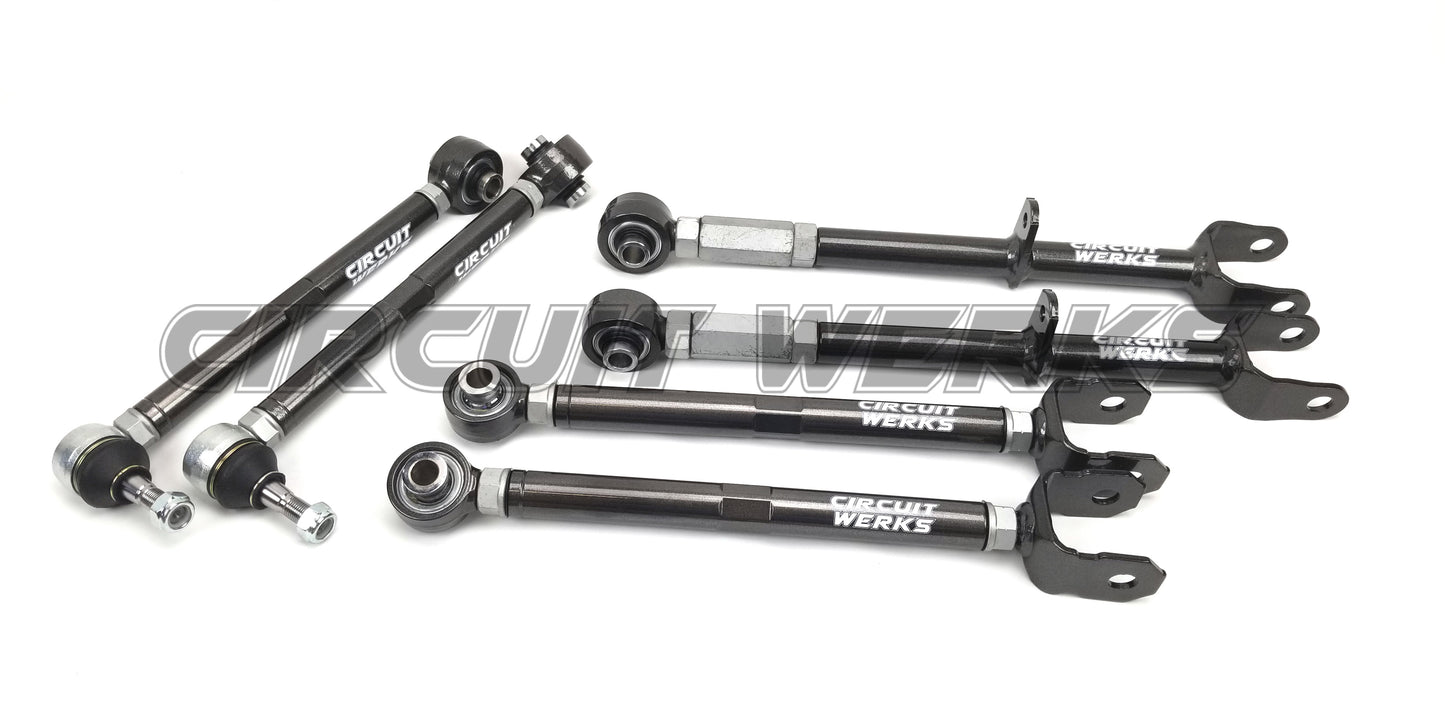 1989-1992 Cressida MX83 Adjustable Rear Arm Kit Camber Trailing Toe Adjustment