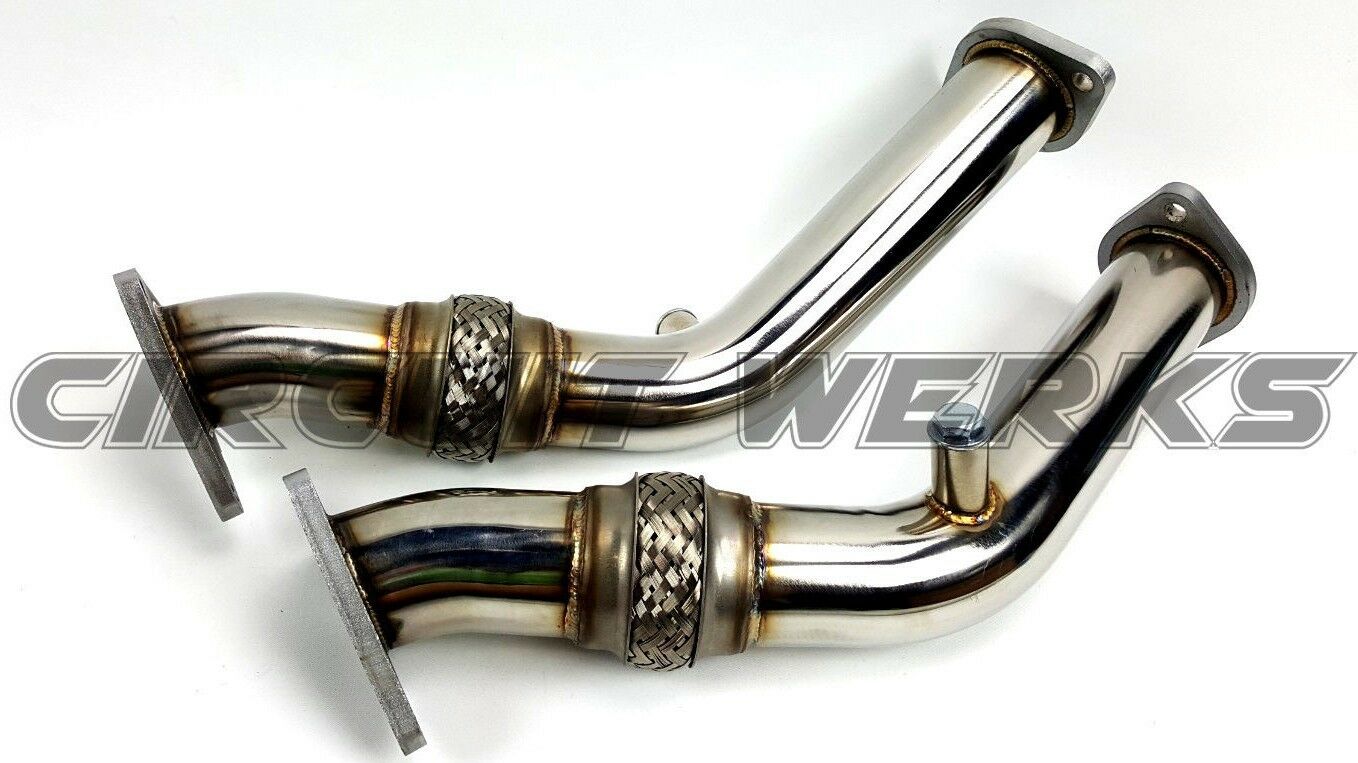 2009-2017 Nissan 370z Z34 370 Z Straight Catless Test Pipes