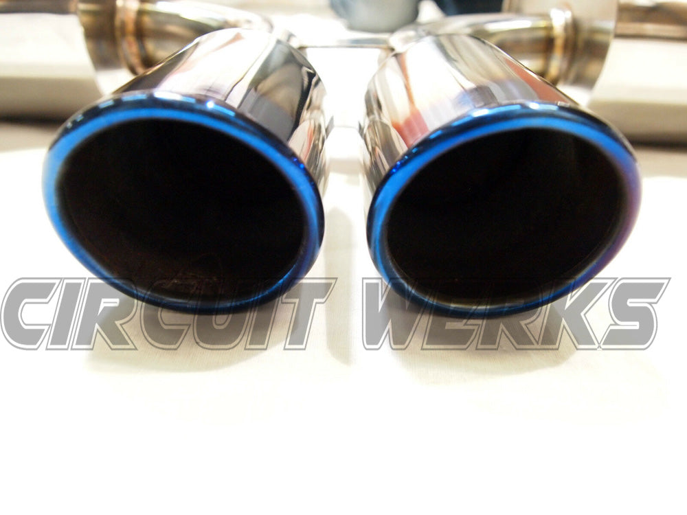 05-08 Porsche Boxster/Cayman 987.1 Catback Exhaust System with Burnt Tips