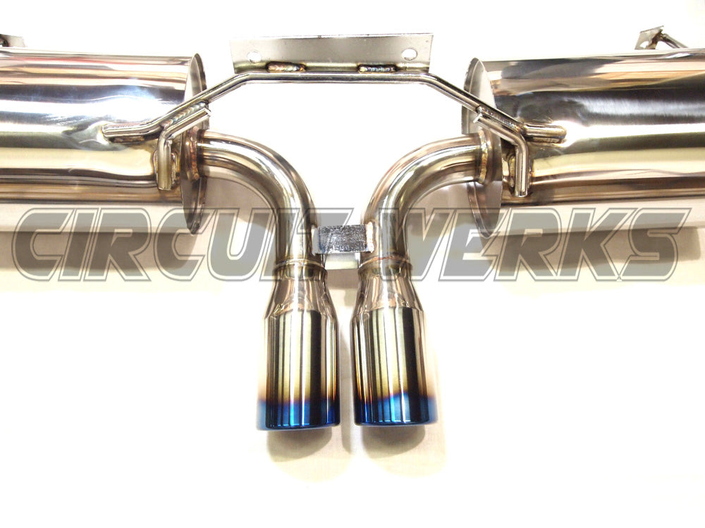 05-08 Porsche Boxster/Cayman 987.1 Catback Exhaust System with Burnt Tips