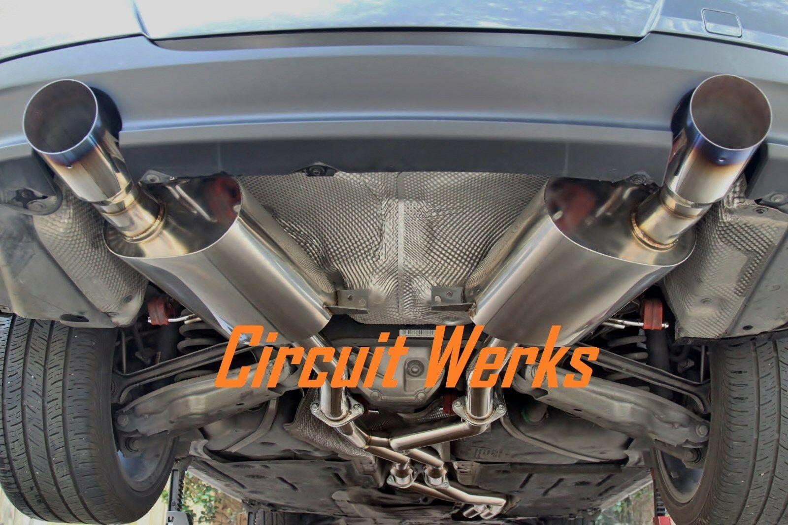 07-10 BMW 335i E90 E92 Twin Turbo N54 Full Catback Exhaust w/ BURNT TIPS