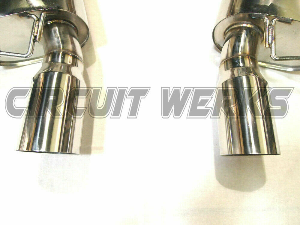 07-10 BMW 335i E90 E92 Twin Turbo N54 Coupe Sedan Polished Full Catback Exhaust