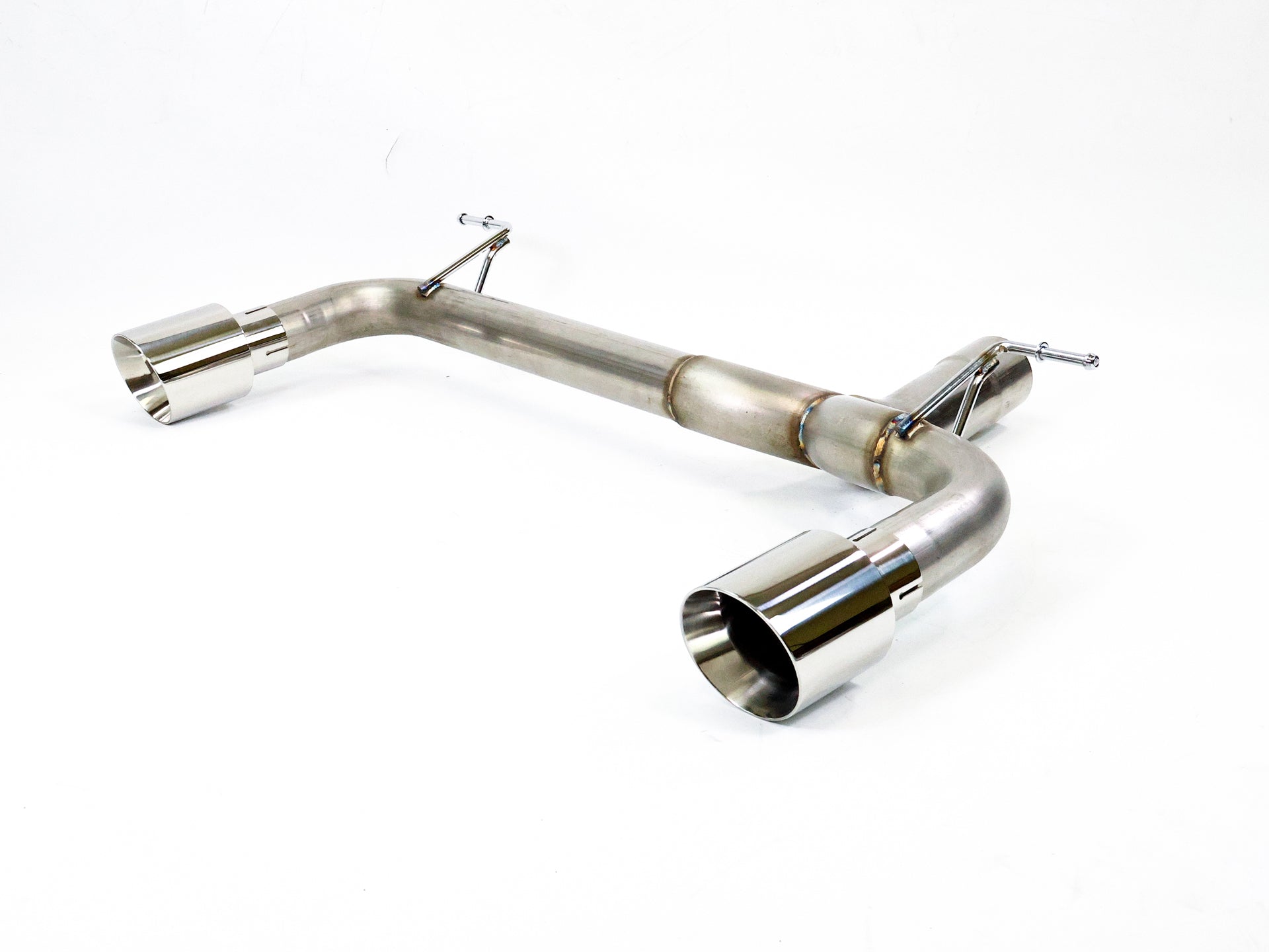 2012-2015 BMW 335i (F30) Mufflerless Axle Back Exhaust Polished Tips