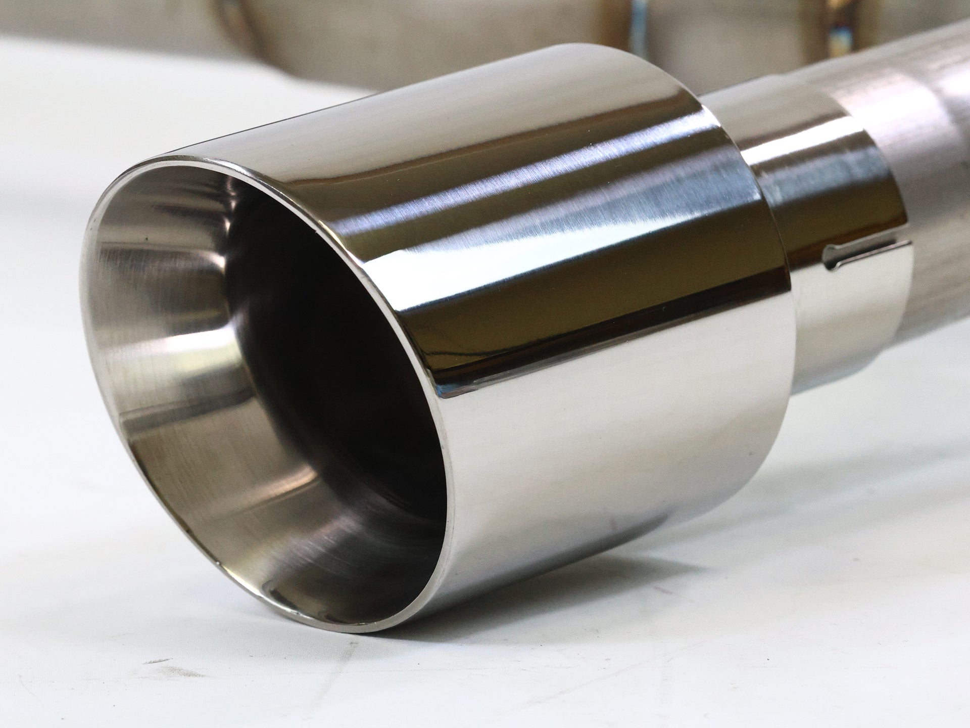 2012-2015 BMW 335i (F30) Mufflerless Axle Back Exhaust Polished Tips