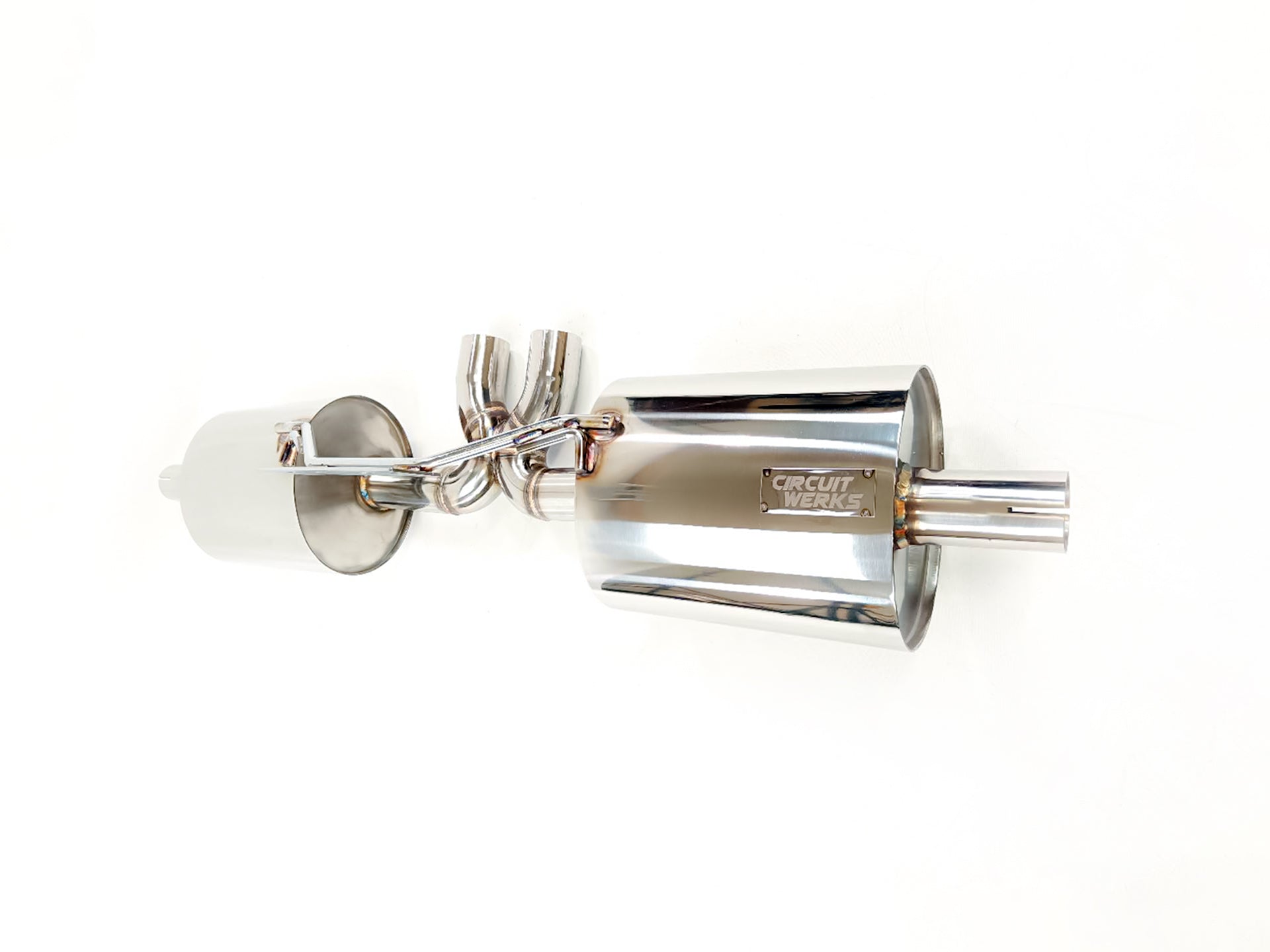 Circuit Werks 97-04 Porsche Boxster 986 V2 Polished Muffler Only