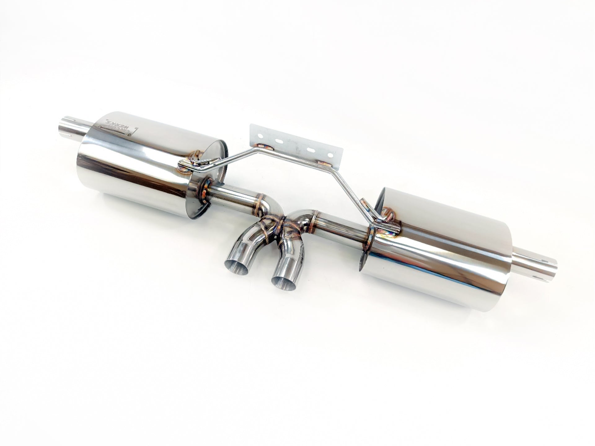 Circuit Werks 97-04 Porsche Boxster 986 V2 Polished Muffler Only