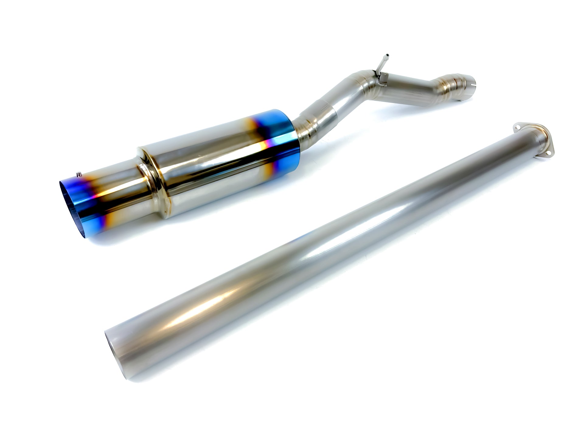 07-15 Mitsubishi Lancer Evolution EVOX EVO X 3" Burnt Titanium Single Side Exhaust