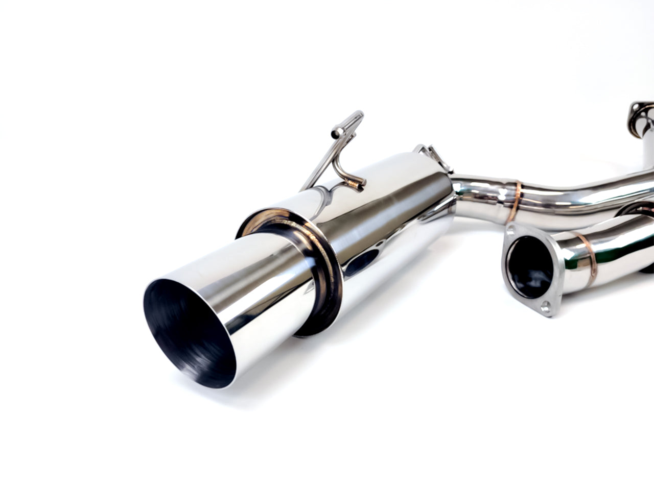 09-20 Nissan 370Z Z34 Single Muffler 4.5" Exit Y-Back Exhaust System