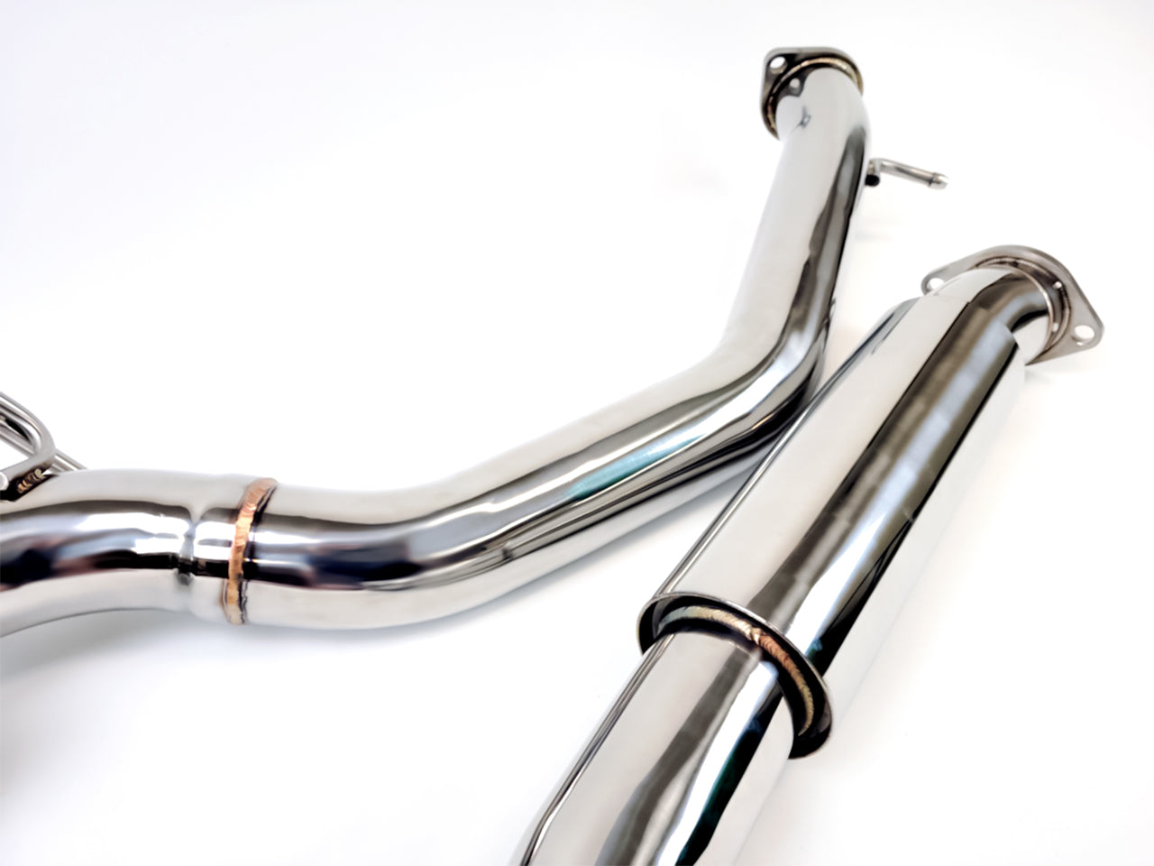 09-20 Nissan 370Z Z34 Single Muffler 4.5" Exit Y-Back Exhaust System