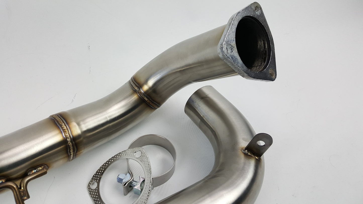 FK8 2017-21 Civic Type R downpipe  3" Full Turbo Downpipe Down Mid Exhaust Pipe