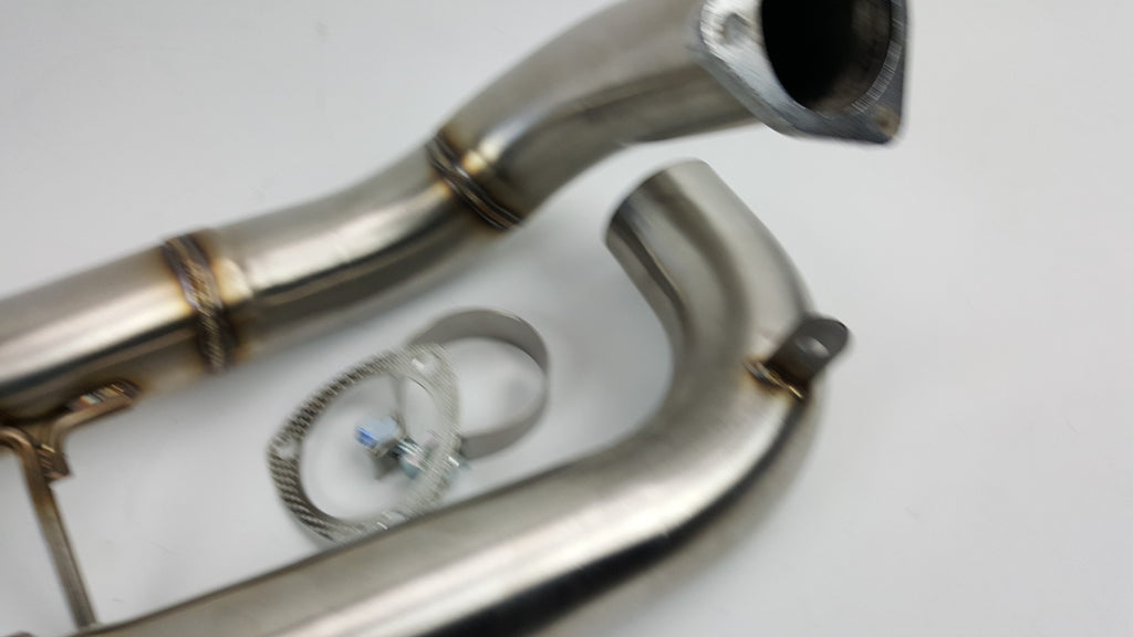 FK8 2017-21 Civic Type R downpipe  3" Full Turbo Downpipe Down Mid Exhaust Pipe