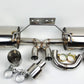 97-04 Porsche Boxster 986 V2 Polished Catback Exhaust System w/ C Pipes
