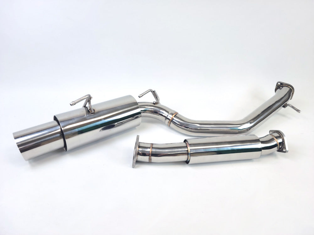 09-21 Nissan 370Z Z34 Single Muffler 4.5" Exit Catback Exhaust System