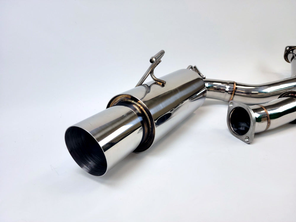 09-20 Nissan 370Z Z34 Single Muffler 4.5" Exit Y-Back Exhaust System