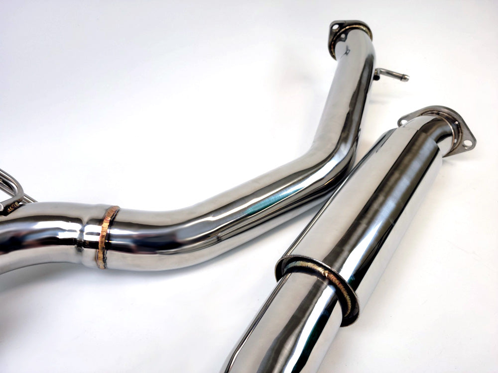 09-20 Nissan 370Z Z34 Single Muffler 4.5" Exit Y-Back Exhaust System