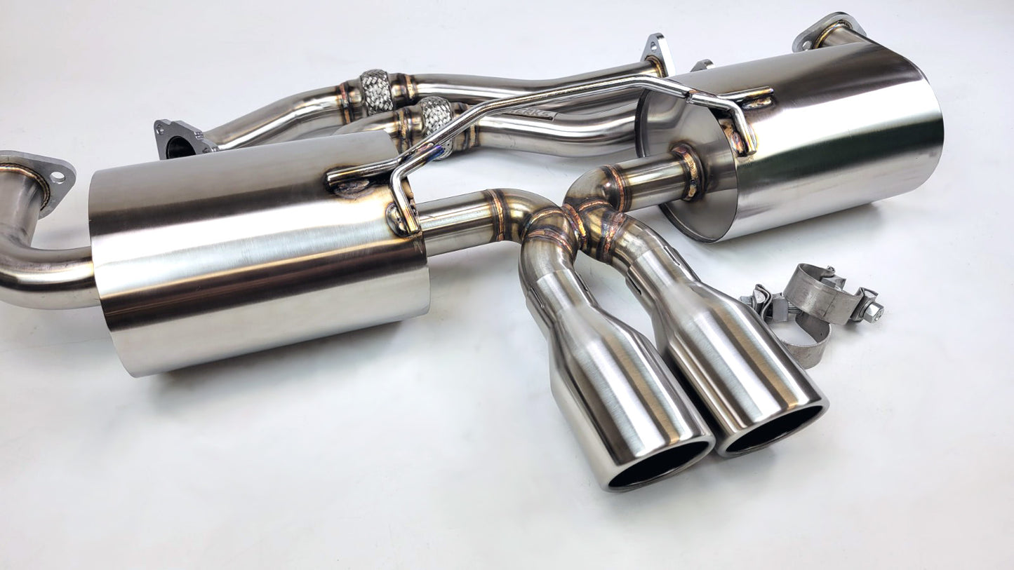 2005-2008 Porsche Boxster Cayman 987 V1.5 Exhaust with X Pipe 987.1