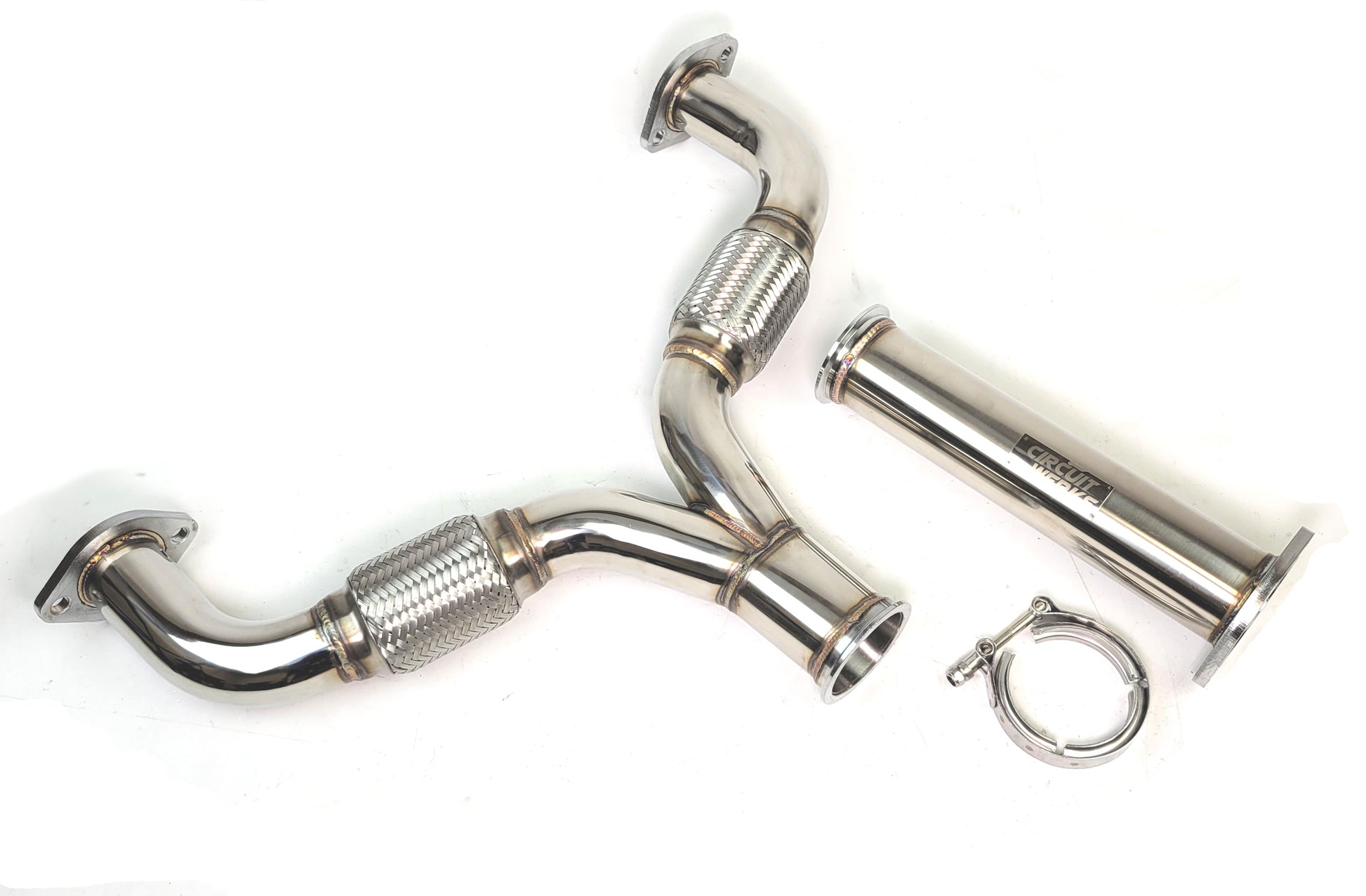 03-15 Nissan 350Z Z33 Straight Mid Y-Pipe Exhaust True 2.5" to 3"