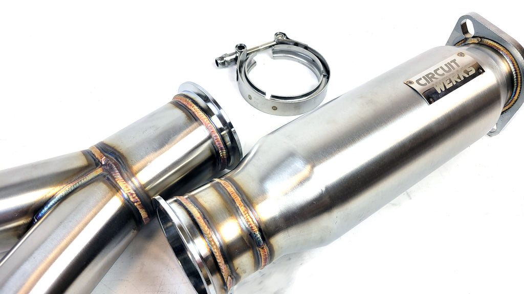 03-15 Nissan 350Z 370Z Fairlady Resonated Y Pipe Mid Pipe Exhaust
