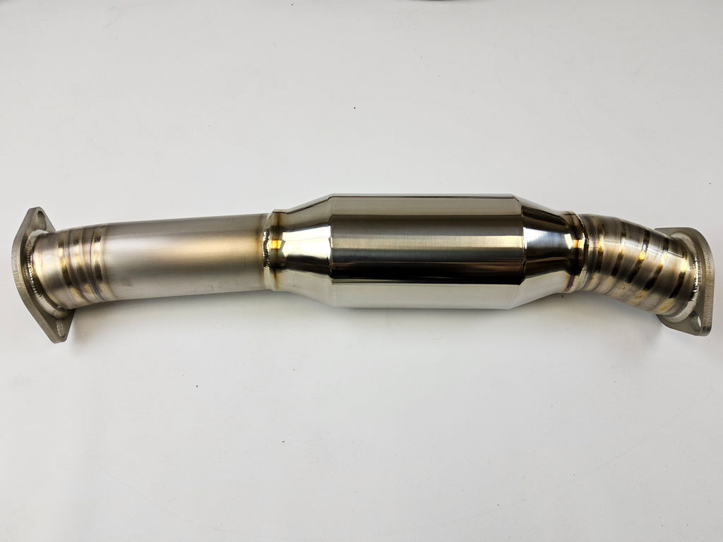 09-21 Nissan 370Z Z34 Full Titanium Burnt Tip Single Exit Muffler 4.5" Y-Back Exhaust System