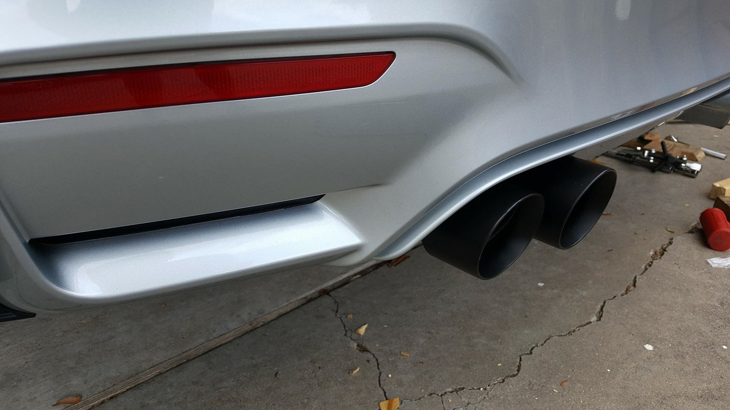 2015+ BMW F80 M3/F82 M4 Black Slip On Angle Cut Exhaust Tip