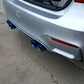 2015+ BMW F80 M3 / F82 M4 Titanium Slip On Angle Cut Exhaust Tip