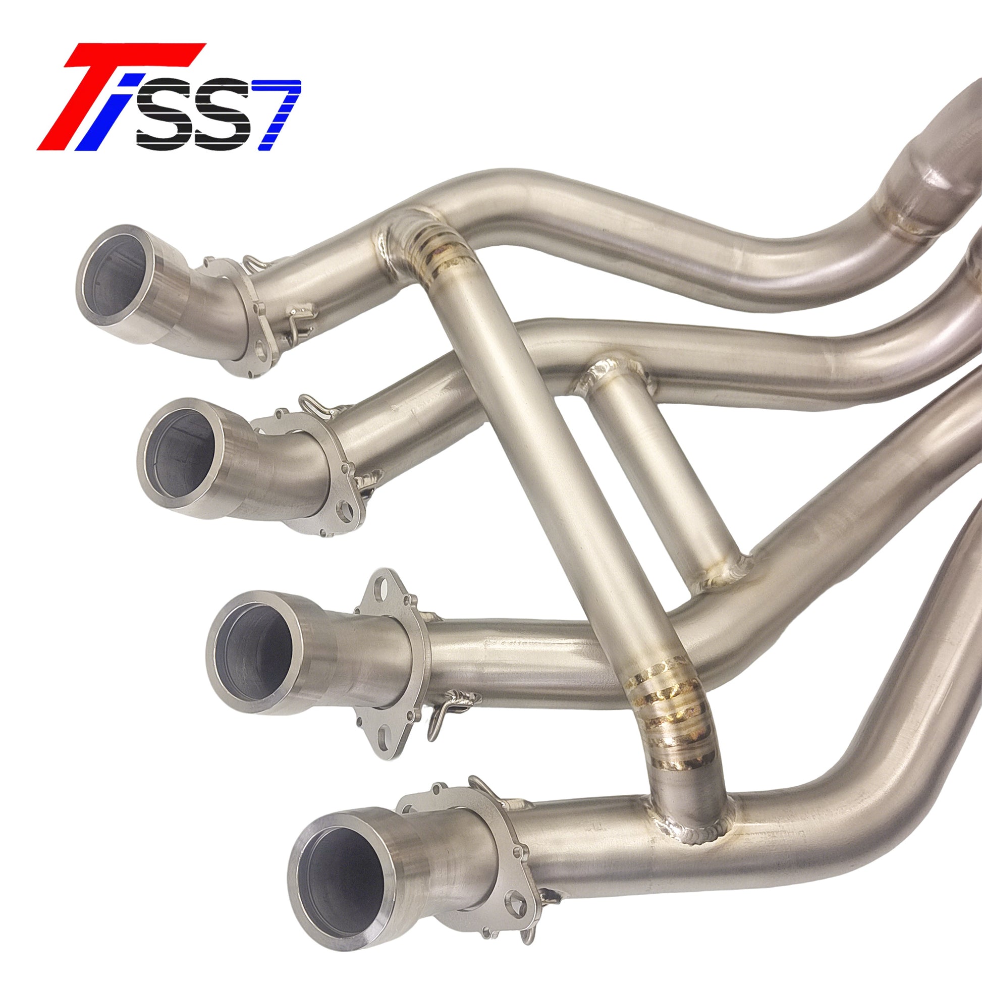 Tiss7 Titanium Exhaust Pipe Front Section for 2022+ Suzuki Hayabusa (GSX1300R)