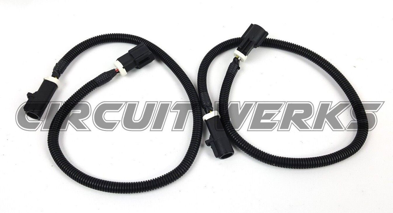 o2 Oxygen Sensor Relocation Harness 2x 27" 4 Wire 87-09 Mustang GT 5.0 FoxBody