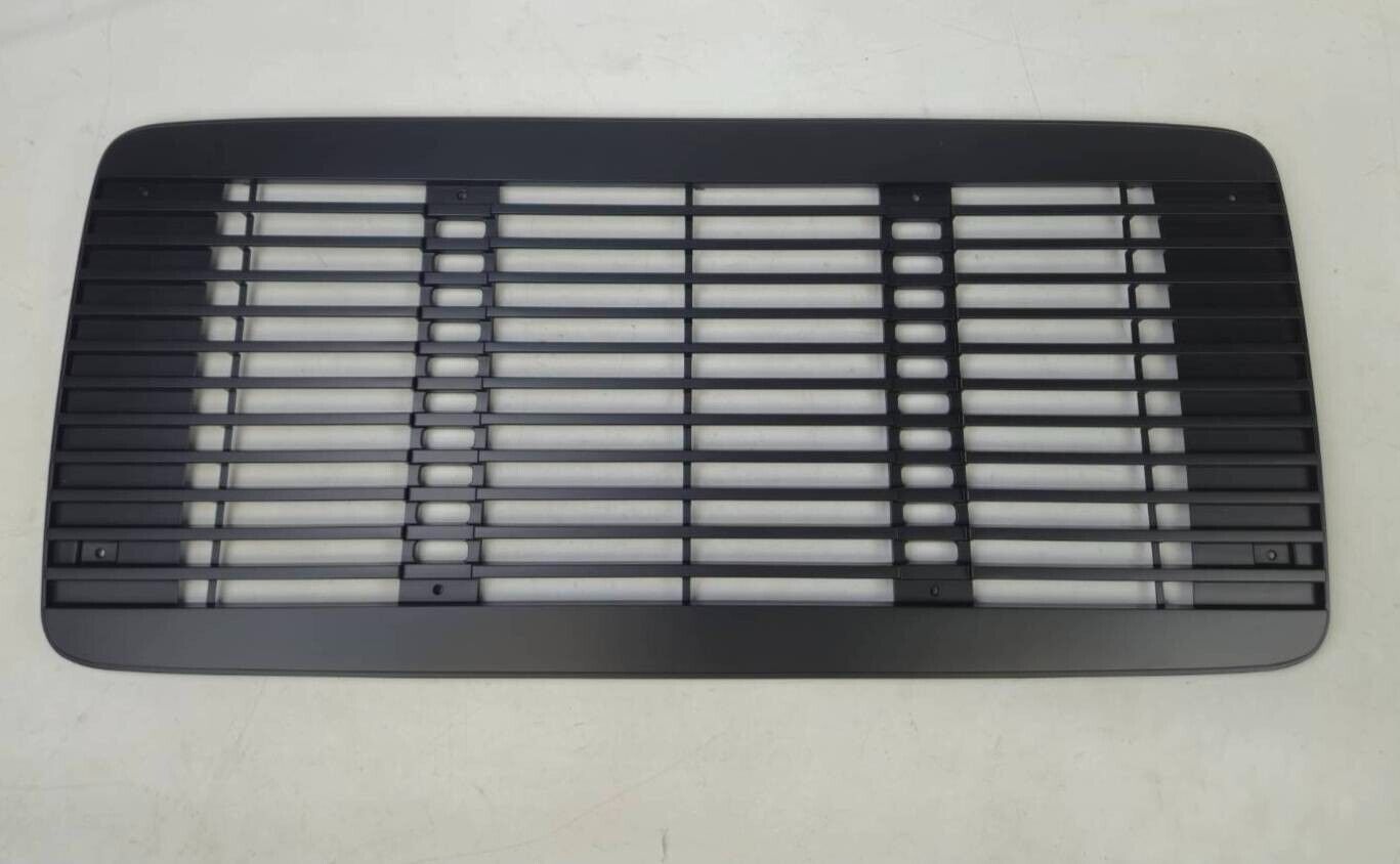 Fit FREIGHTLINER FL60 70 80 106 112 STOCK STYLE GRILLE All Black  W/O BUG SCREEN