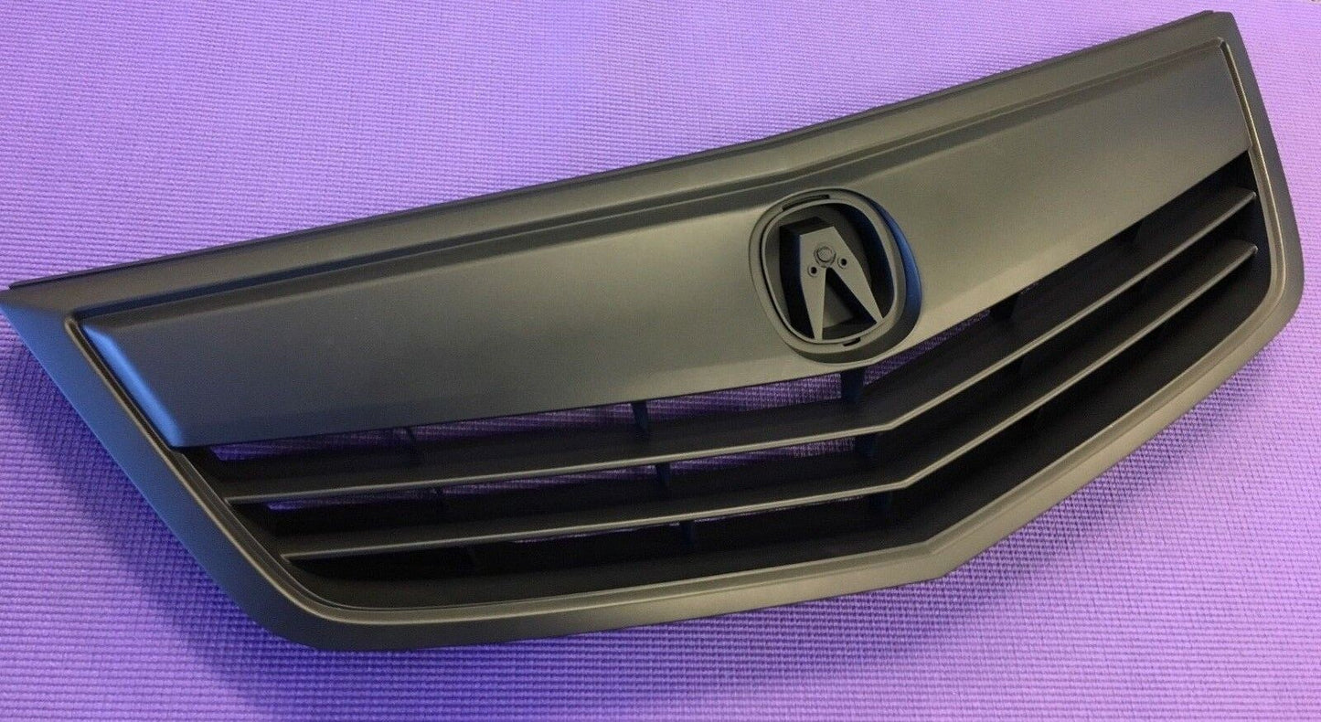 Fits  New Acura TSX 2011-2014 Front Upper Grille Grill With Molding All Black 