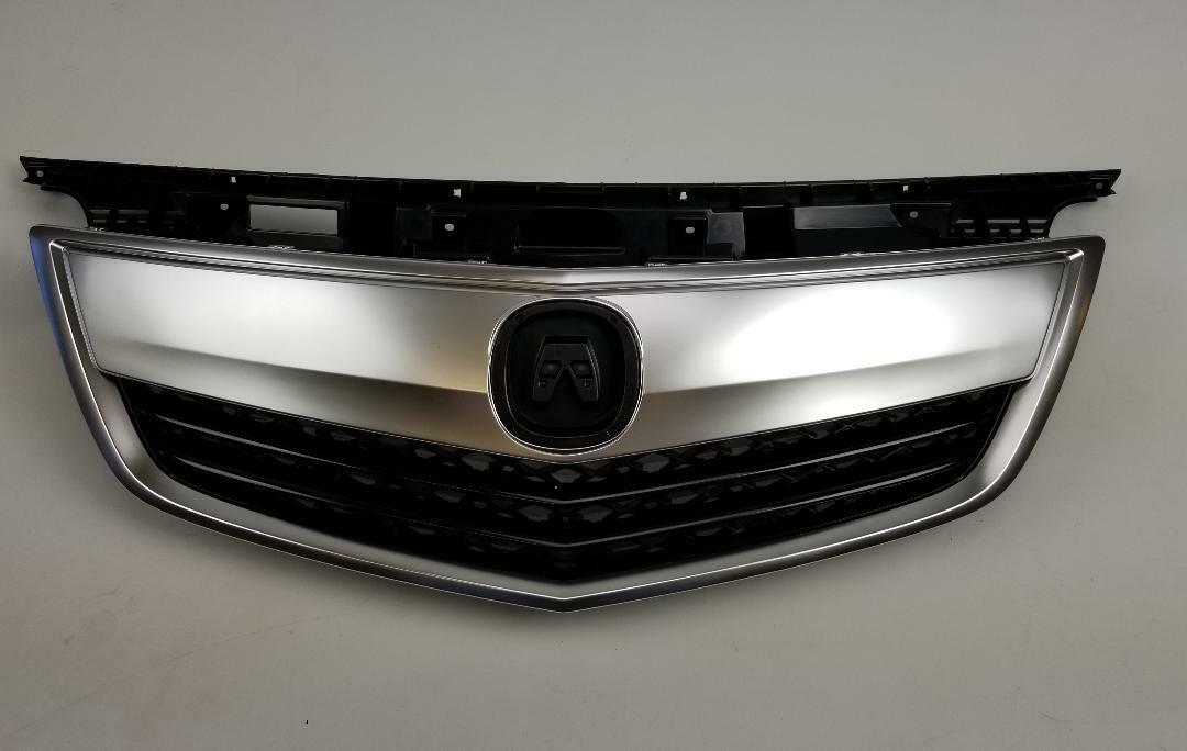 FITGrille Fits ACURA TL 12-14 Front Upper  Satin Finished Moulding whole PC KIT