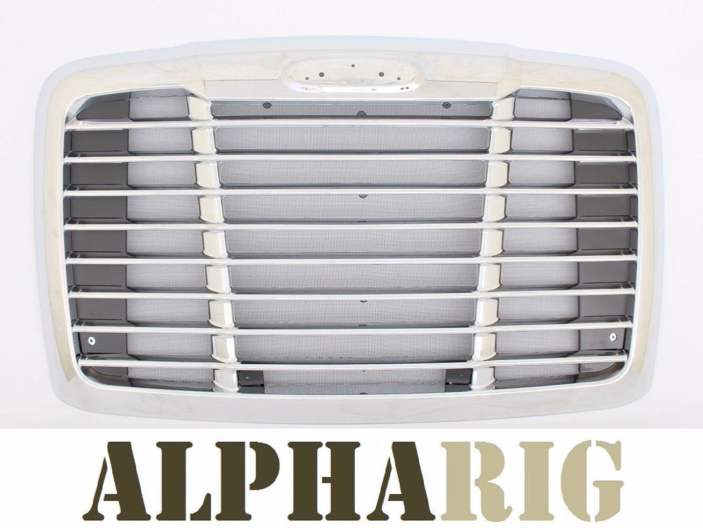 Fits 2008 - 2017 Freightliner Cascadia Front Grille Chrome w/ bug screen OE