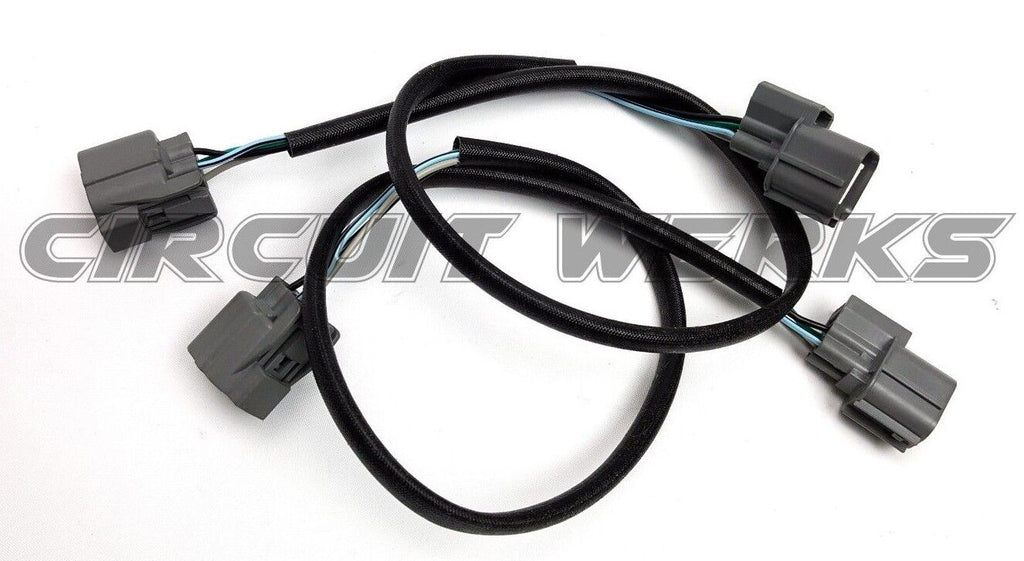 2x 18" Inch 4 Wire o2 Oxygen Sensor Relocation Harness Honda Acura Civic Integra