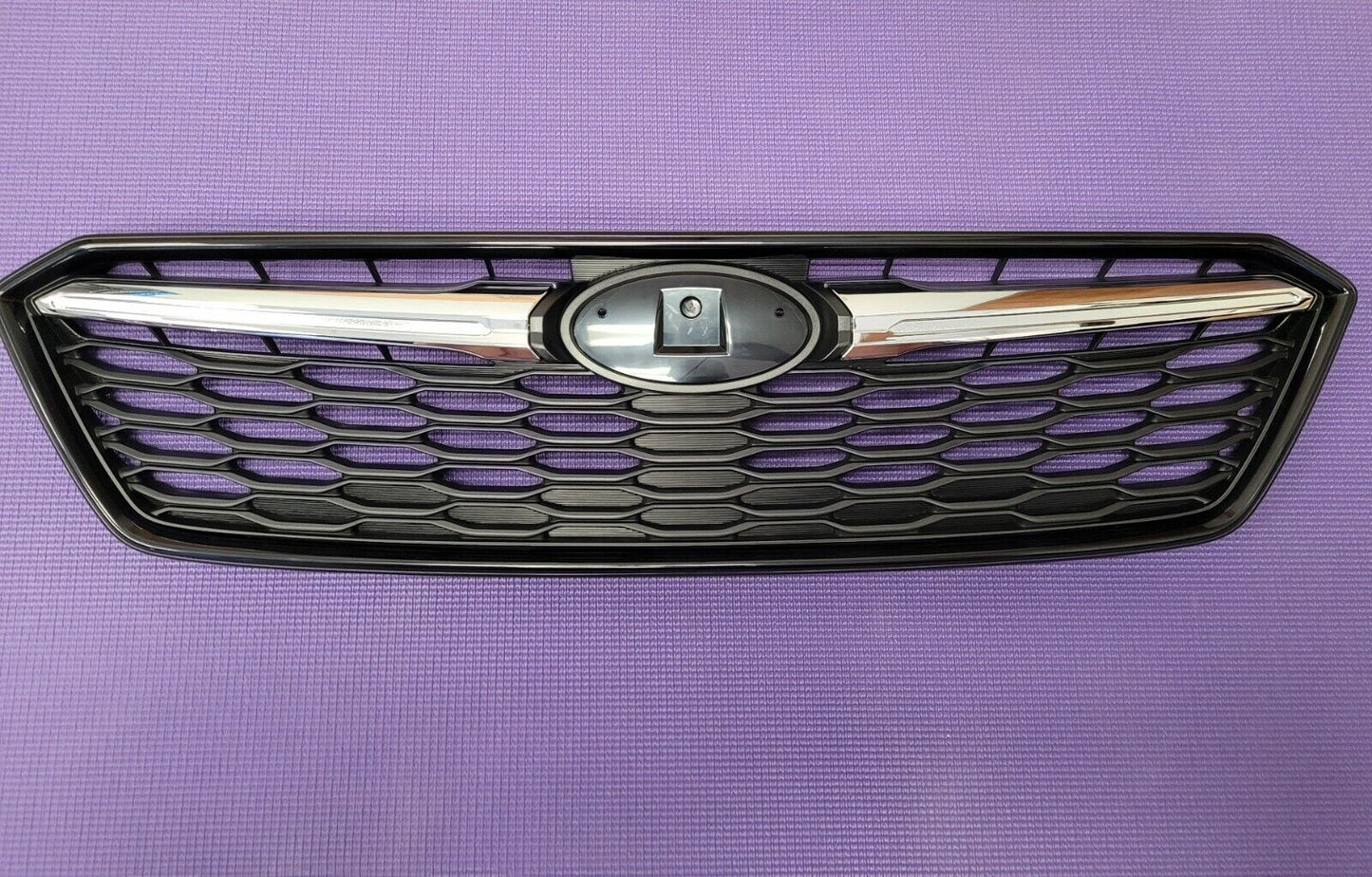 Fits Front Grille Grill Assembly 17 18 19 Subaru Impreza Chrome Trim Molding