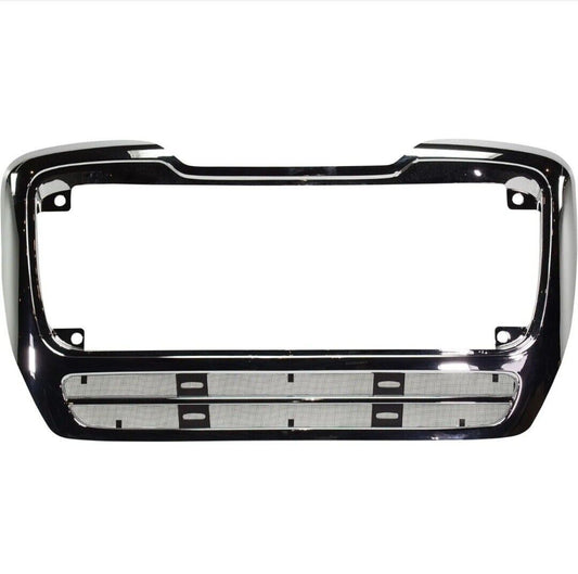 Fit Freightliner M2 112 Front Grille Frame Black Chrome w/bug screen 2003-2012